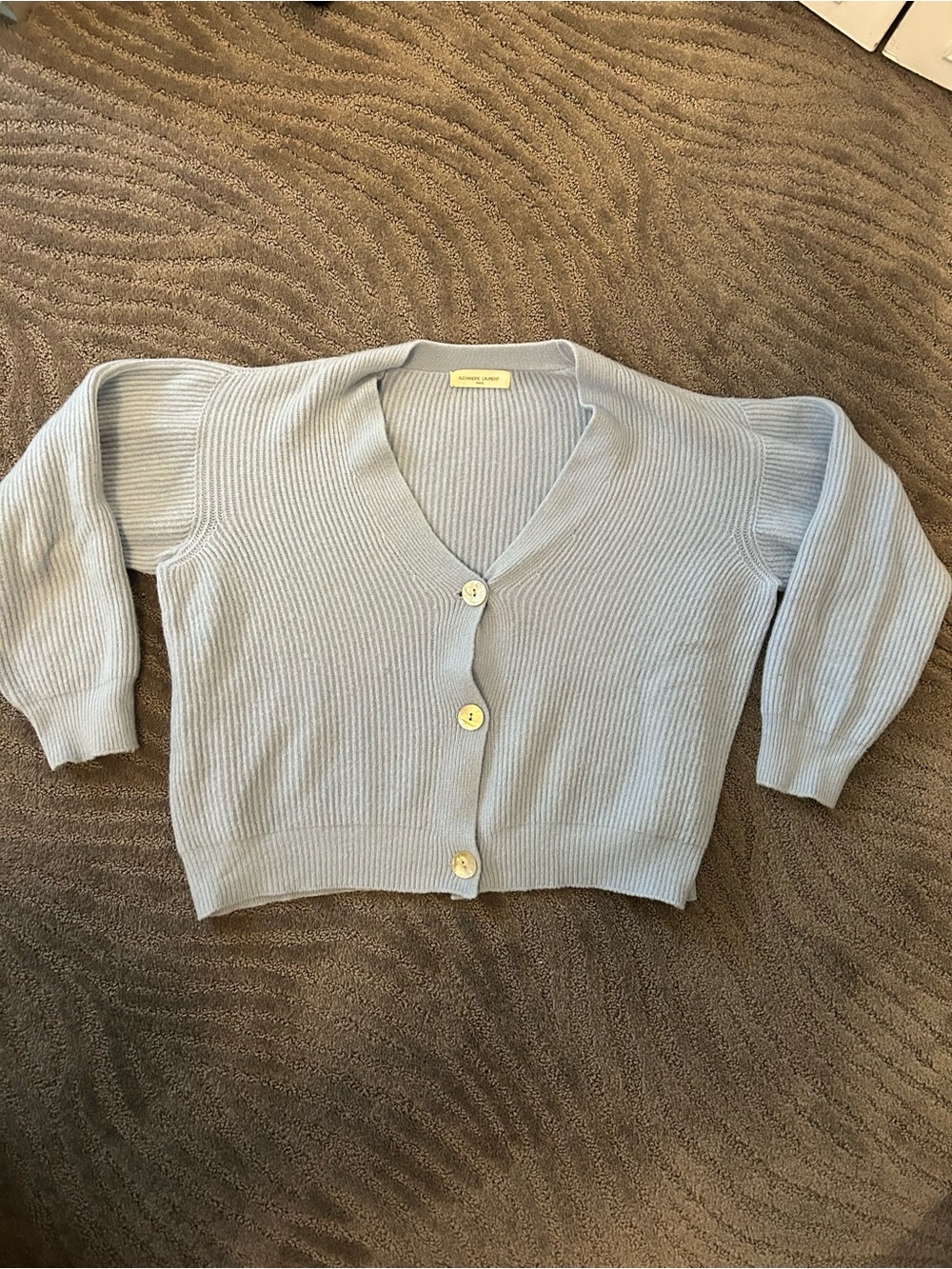 Alexandre Laurent Paris Baby Blue Cardigan
